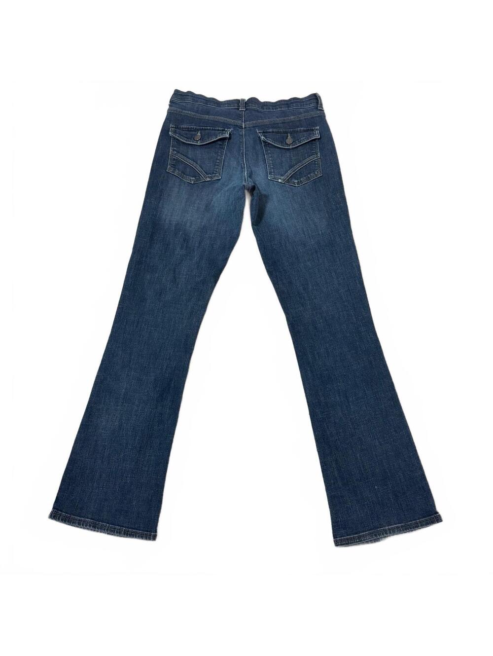 Lee Sinfully Soft Jeans Womens Bootcut Stretch Dark Wash Flap Pocket 30 Inseam